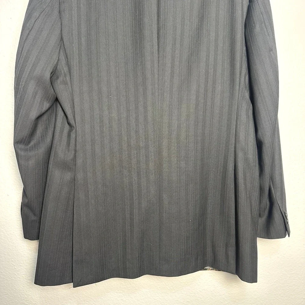 Ted Baker Endurance Mens Blazer Black Pinstripe Two Button Suit Jacket 40R